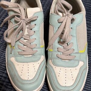 ShuShop Women's Sneakers - Mint Green and White